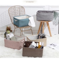 Home Linen Storage Basket Closet Hamper Laundry Bag Shelf Organizer Case