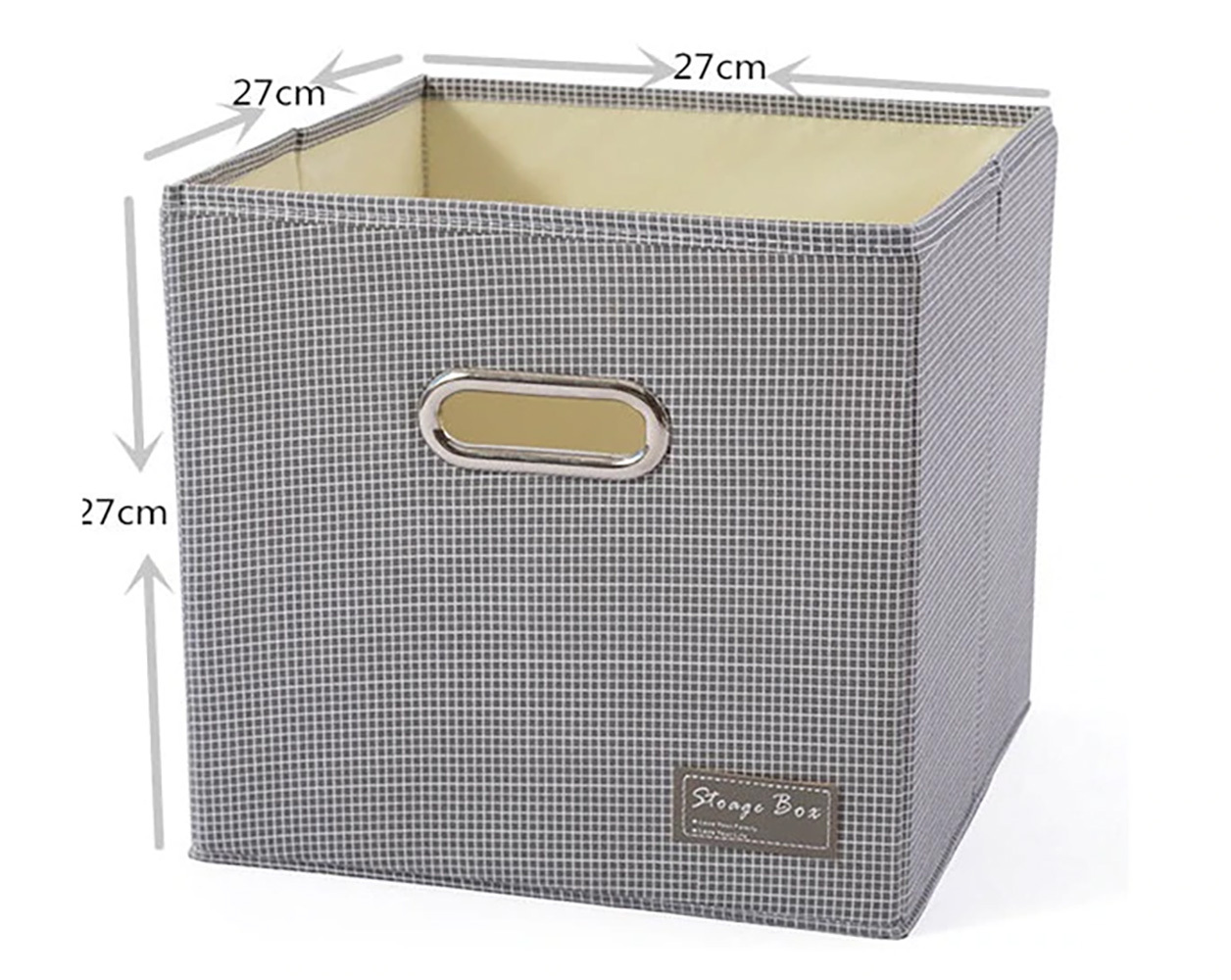SORTI Foldable Folding Storage Cube Storage Box Basket Fabric Cube Toy Organiser - Picture 352 of 353