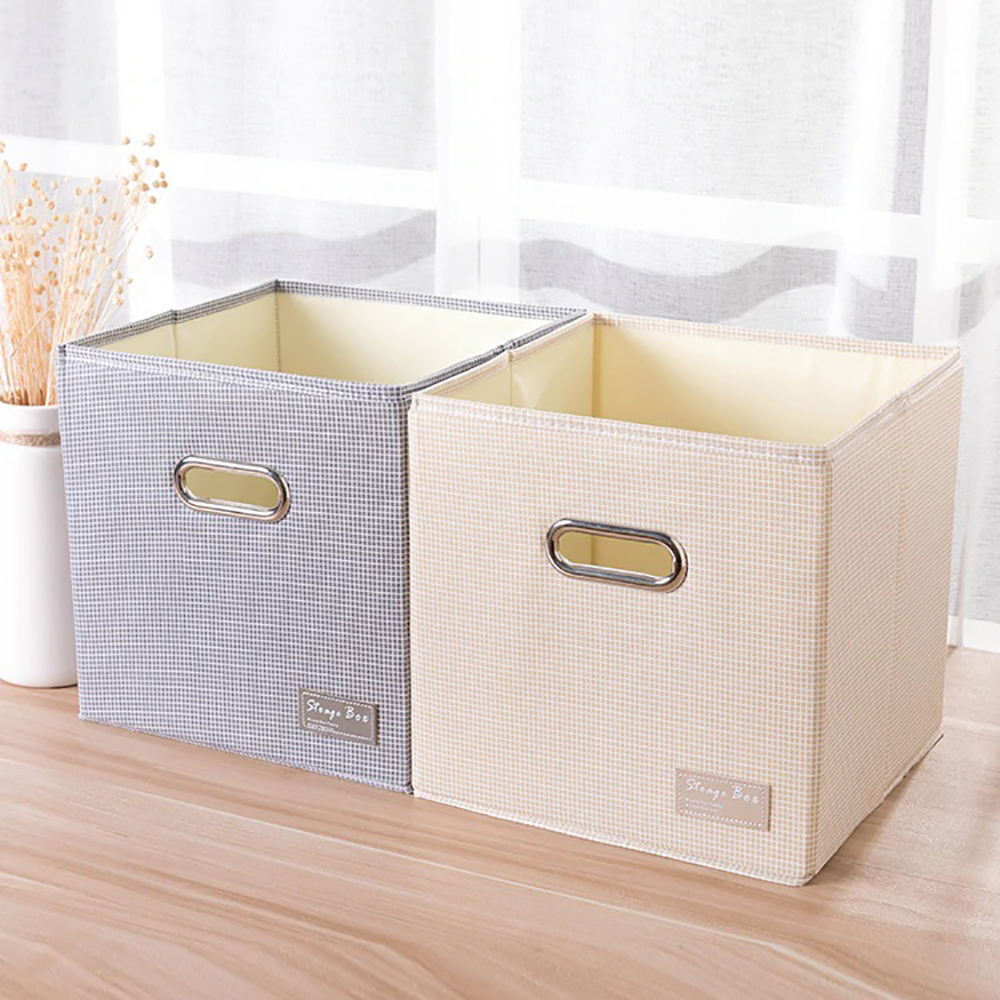 SORTI Foldable Folding Storage Cube Storage Box Basket Fabric Cube Toy Organiser - Picture 353 of 353