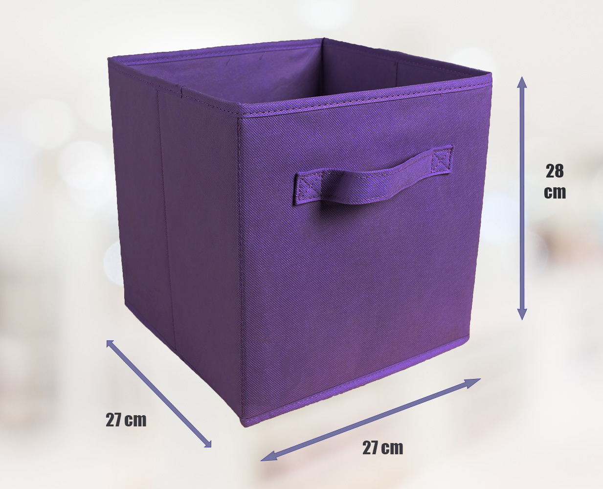 SORTI Foldable Folding Storage Cube Storage Box Basket Fabric Cube Toy Organiser - Picture 225 of 353