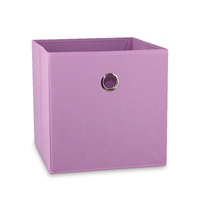 SORTI 33x37x33 CM Light Pink 1X Pack Foldable Folding Storage Cube Storage Box Bookcase Fabric Cube Toy Organiser