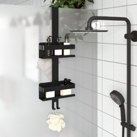  Hanging Shower Caddy Matt Black Brushed 304 Stainless Steel