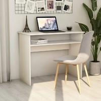  Desk White 90x50x74 cm Engineered Wood