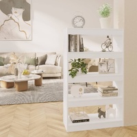  Book Cabinet/Room Divider White 80x30x135 cm Engineered Wood