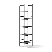 5 Tier Floor Standing Corner Shower Caddy Bathroom Organizer Black