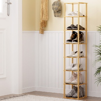 Shoe Rack 8-tier 8 Pairs Stackable