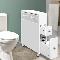  Bathroom Cabinet Storage Toilet Organiser