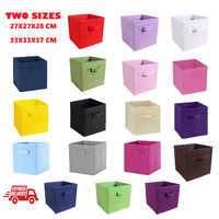 Foldable Folding Storage Cube Storage Box Basket Fabric Cube Toy Organiser 