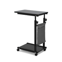 Laptop Desk Height Adjustable Mobile Workstation Computer Desks 48CM Black