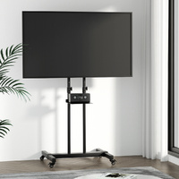 Mobile TV Stand for 23"-65" TVs Mount Bracket Portable Solid Trolley Cart