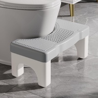 Toilet Poop Stool Squat Adult for Easy Pooping for Bathroom Adults and Kids