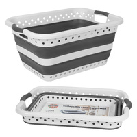 45L Space-Saving  Laundry Basket â€“ Collapsible Hamper for Dorms, RVs, Homes & Garages