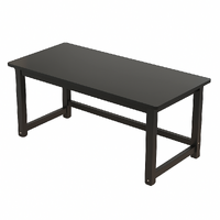 Office Desk Computer Desk Study Table 140 CM Black