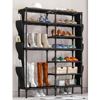 Clothes Cloth Rack Hanger Garment Portable Shoe Rack Hat Hook