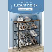 BENCH SHOE RACK SHELF RAIL SLATTED BEDROOM SHOES ORAGNISER STAND