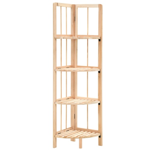  Corner Shelf Cedar Wood 27x27x110 cm