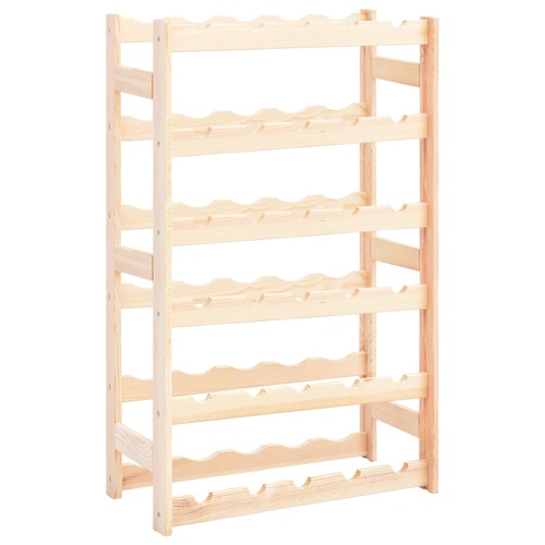  Wine Rack for 30 Bottles Solid Wood Pine