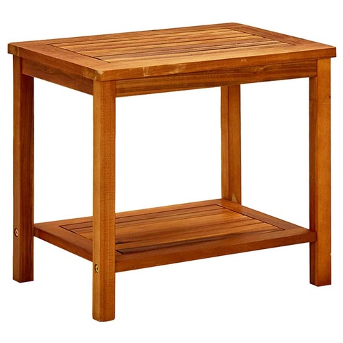  Coffee Table 50x35x45 cm Solid Acacia Wood