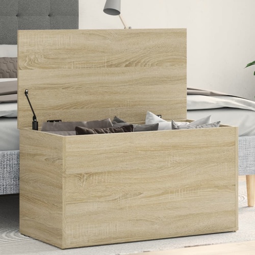  Storage Chest Sonoma Oak 84x42x46 cm Engineered Wood