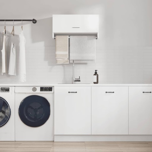  Wardrobe White 70x32.5x35 cm Engineered Wood