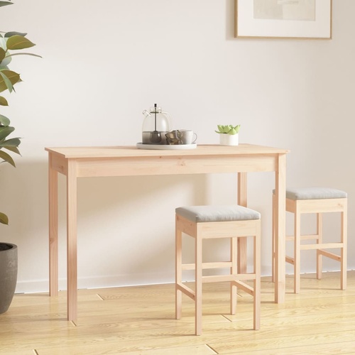  Dining Table 110x55x75 cm Solid Wood Pine