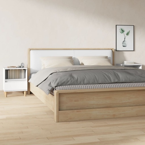 Bedside Cabinets 2 pcs White 40x35x50 cm