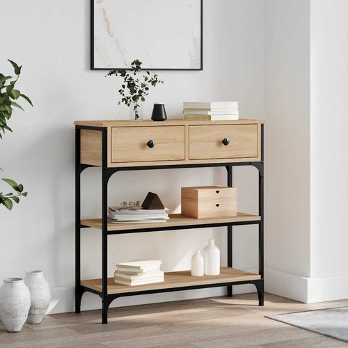  Console Table Sonoma Oak 72.5x25x75 cm Engineered Wood