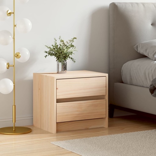  Bedside Cabinet 40x31x35.5 cm Solid Wood Pine