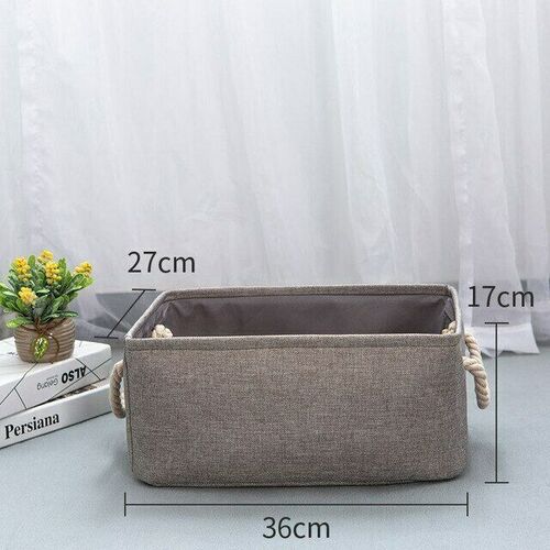 Home Linen Storage Basket Closet Hamper Laundry Bag Shelf Organizer Case
