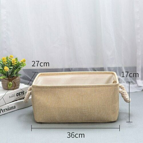 Home Linen Storage Basket Closet Hamper Laundry Bag Shelf Organizer Case