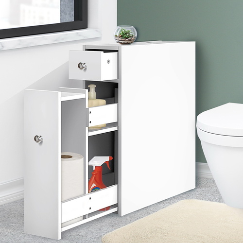  Bathroom Storage Cabinet Tissue Holder