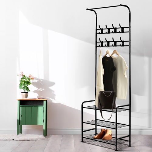  Clothes Rack Airer Coat Stand 179cm Hanger Rail Closet