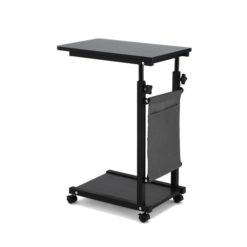 Laptop Desk Height Adjustable Mobile Workstation Computer Desks 48CM Black