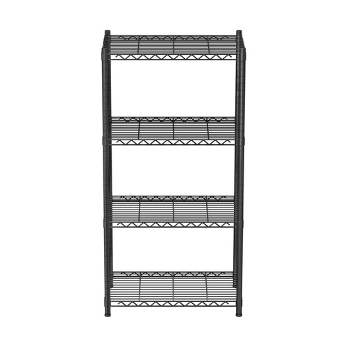  4-Tier Shelving Unit Adjustable Garage Storage Shelves Kitchen Rack Steel