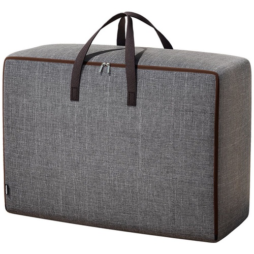 1 large zippered storage bag, Oxford fabric storage bags, Transport bags, Other under, bed storage bags for bedding, grey