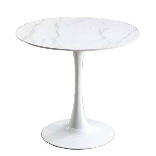 Celeste White Round Cafe Table